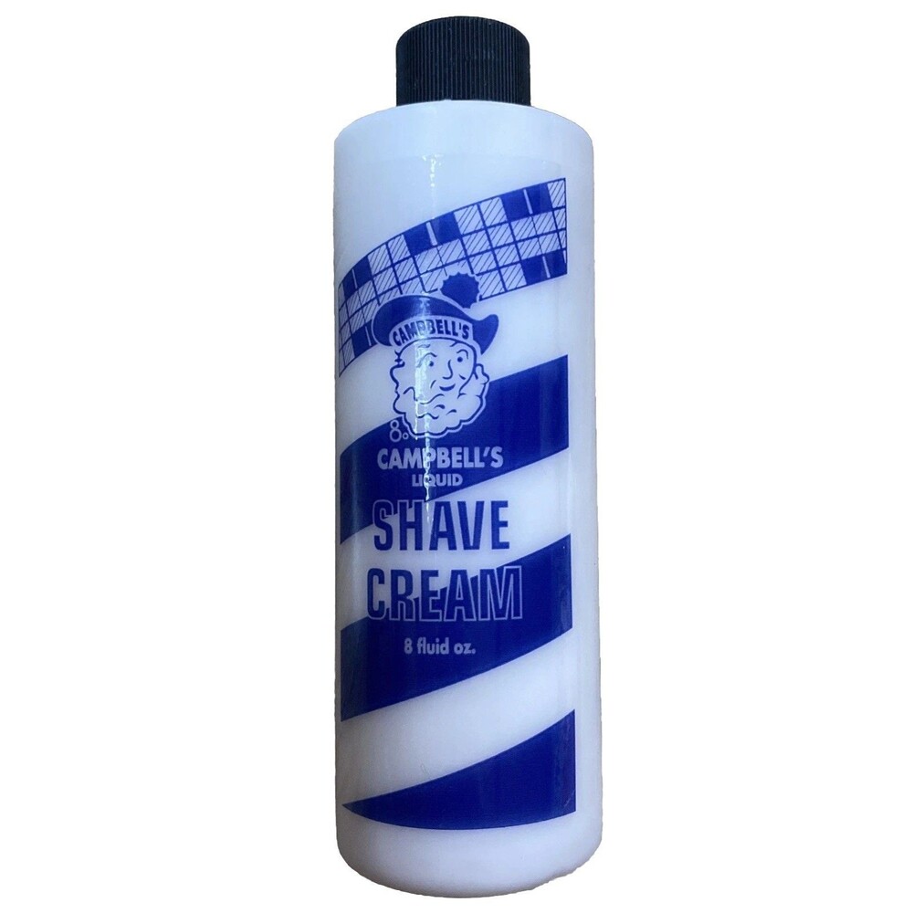 Campbell's Barbershop Shave Cream 8oz Liquid for LatherKing Machines